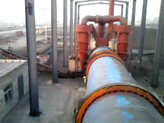 煤泥烘干機調試現場