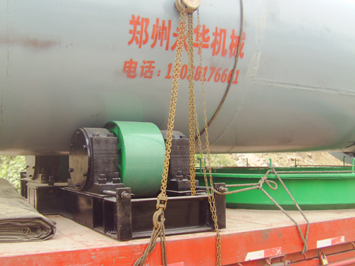 鋁石粉烘干機(jī)拖輪