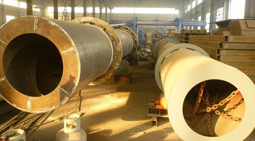 煤泥烘干機生產現場