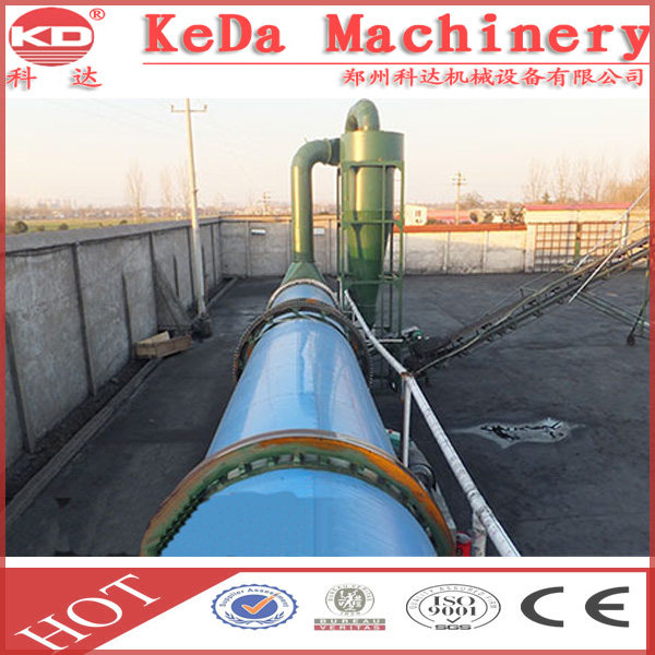 無煙煤烘干機現場